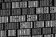 XEGIR | Retro Condensed Font, a Sans Serif Font by twinstd (Thumbnail 4 of 12)