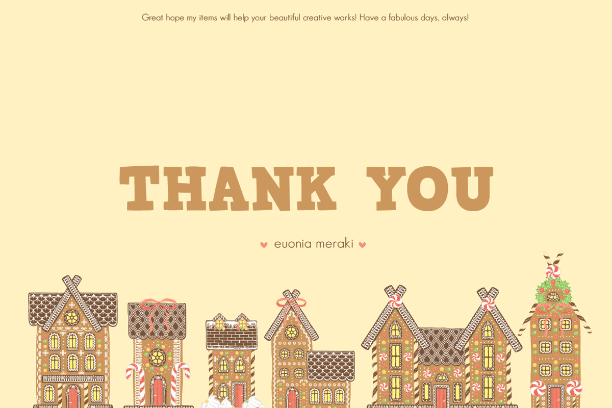 Christmas Gingerbread House Creator, a Decorative Illustration by Euonia Meraki (Photo 12 of 13)