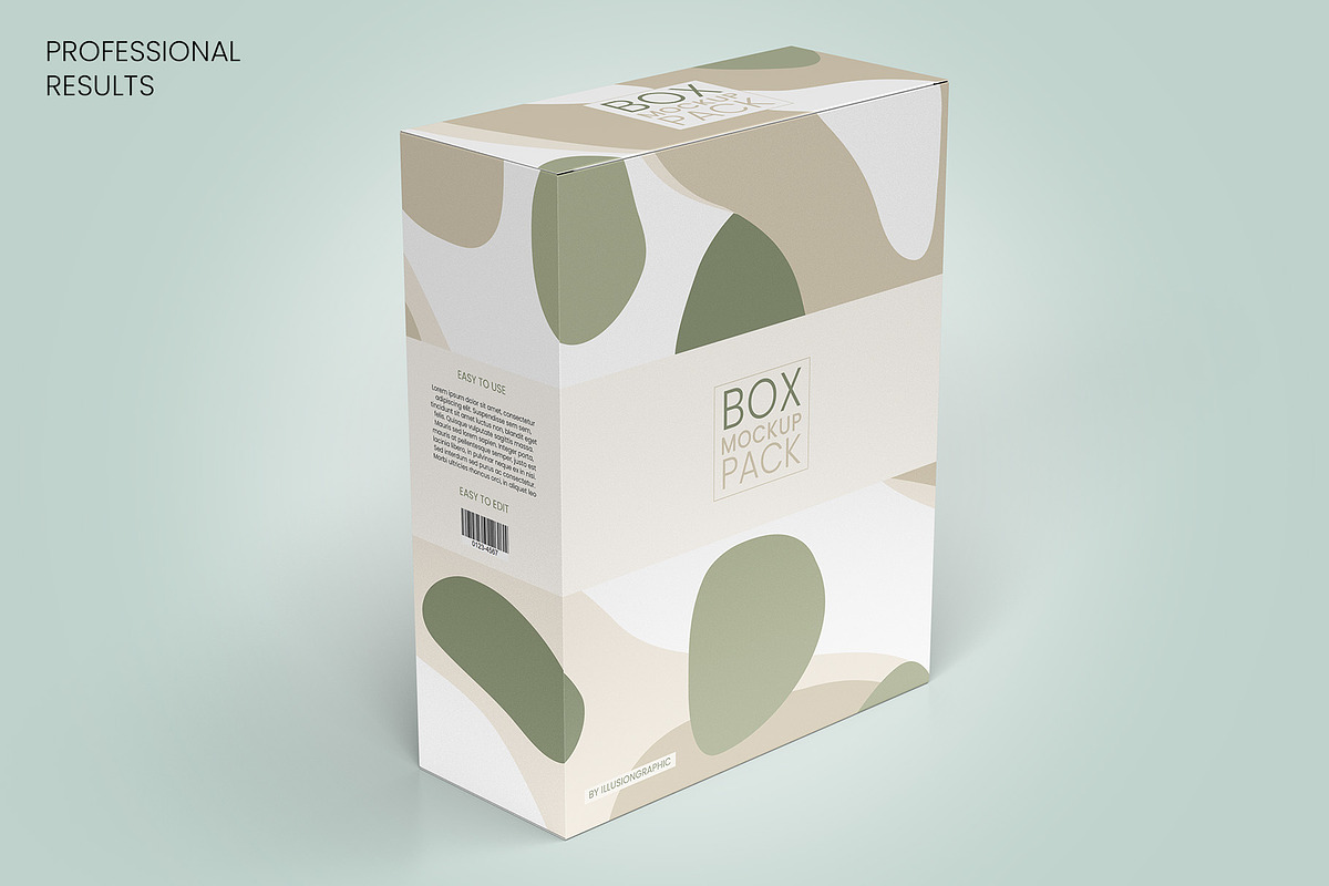 Package Box Mockups - 9 box sizes, a Packaging Mockup by Illusiongraphic (Photo 9 of 19)