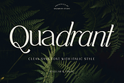 Quadrant - Clean Sans Font, a Sans Serif Font by RagamKata (Thumbnail 1 of 13)