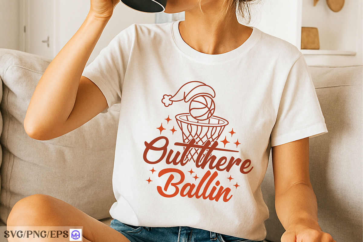 Out There Ballin Basketball SVG PNG, a Graphic by mh_arif (Photo 4 of 4)