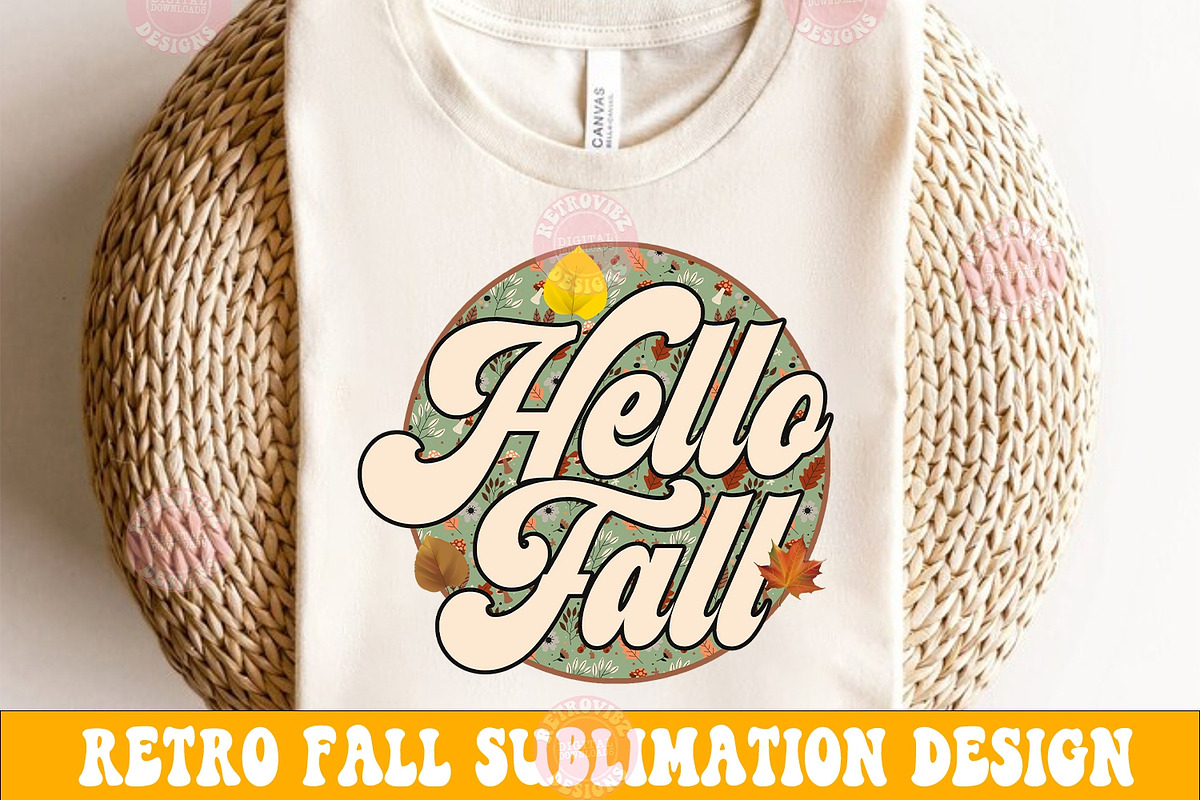 Retro Fall Png Bundle Sublimation, an Object Graphic by RETROVIBZDESIGNS (Photo 8 of 9)