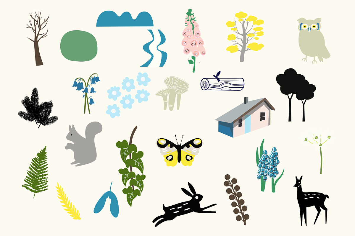 Wild Wood Nature Illustration Pack, an Animal Illustration by Jill Adams (Photo 10 of 11)