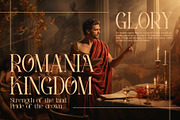 Rokcla || Vintage Retro Serif Font, a Serif Font by Ermedia Studio (Thumbnail 8 of 10)