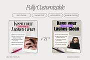 Lash Tech Instagram Templates, a Social Media Template by ZenSocialDesigns (Thumbnail 6 of 9)