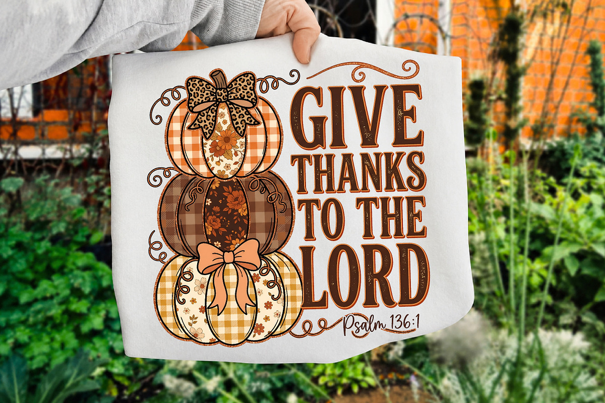 Give Thanks To The Lord Png, a Seasonal Illustration by Libby Wishes (Photo 4 of 4)