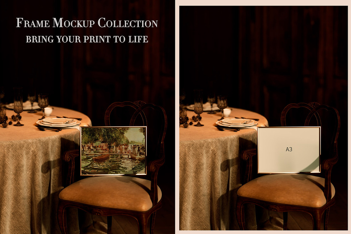 Lucerne room & Rustic Mockup Frame, a Household Mockup by LAMIA DESIGN (Photo 5 of 16)