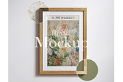 Wooden frame mockup close up, a Household Mockup by Artjafara (Thumbnail 1 of 7)