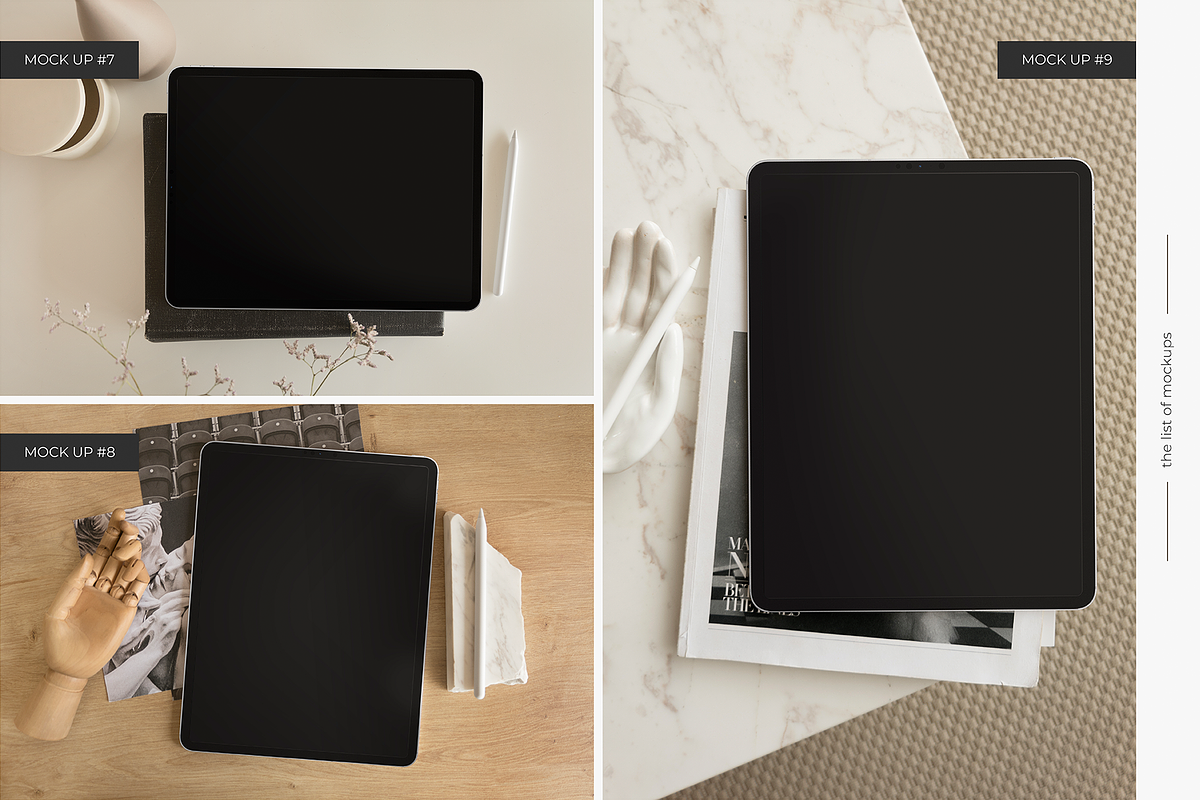 IPad Pro Photo Mockups, an iPad Mockup by Katsia Liat (Jazwinska) (Photo 6 of 8)