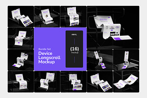 Device Longscroll – Mockup Bundle, a Product Mockup by Arvalamockup
