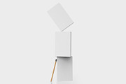 3d Stacked Matchboxes Mockup, a Print Template by The Rose Project (Thumbnail 3 of 3)