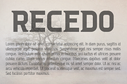 Recedo font family, a Sans Serif Font by vlad.berla (Thumbnail 6 of 6)