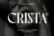 Crista - Elegant Serif Typeface, a Serif Font by MaikoHatta (Thumbnail 1 of 9)