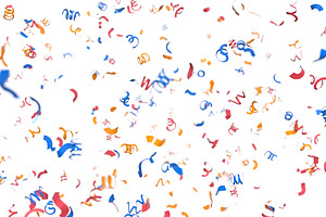 colorful confetti