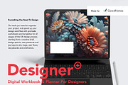 Designer+ Digital Workbook & Planner, a Presentation Template by Bichin (Thumbnail 1 of 10)