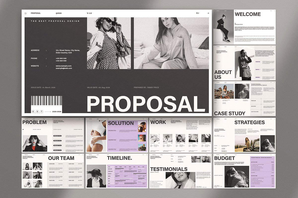 Proposal Presentation Template, a Presentation Template by E-Type (Photo 1 of 5)