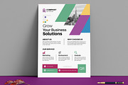 Modern Flyer Design Layout, a Flyer Template by MightyDesign (Thumbnail 1 of 8)