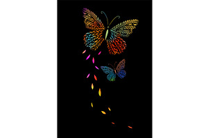 Beautiful colorful abstract, an Illustration by Nenahliadava Design