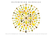 Watercolor mandalas, a Decorative Illustration by AnnelyBlooms (Thumbnail 1 of 4)