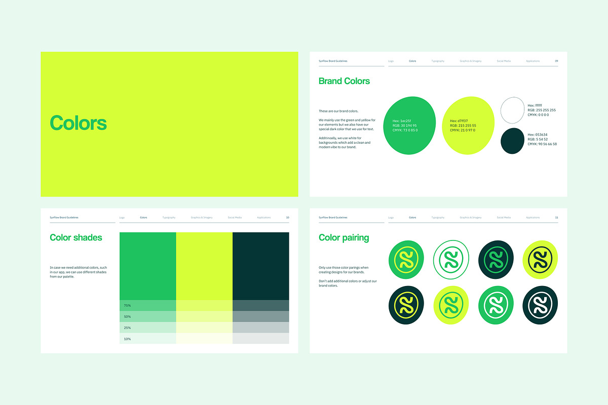 Synflow - Brand Guidelines Template, a Branding & Logo Template by Hamdi Designs (Photo 9 of 12)