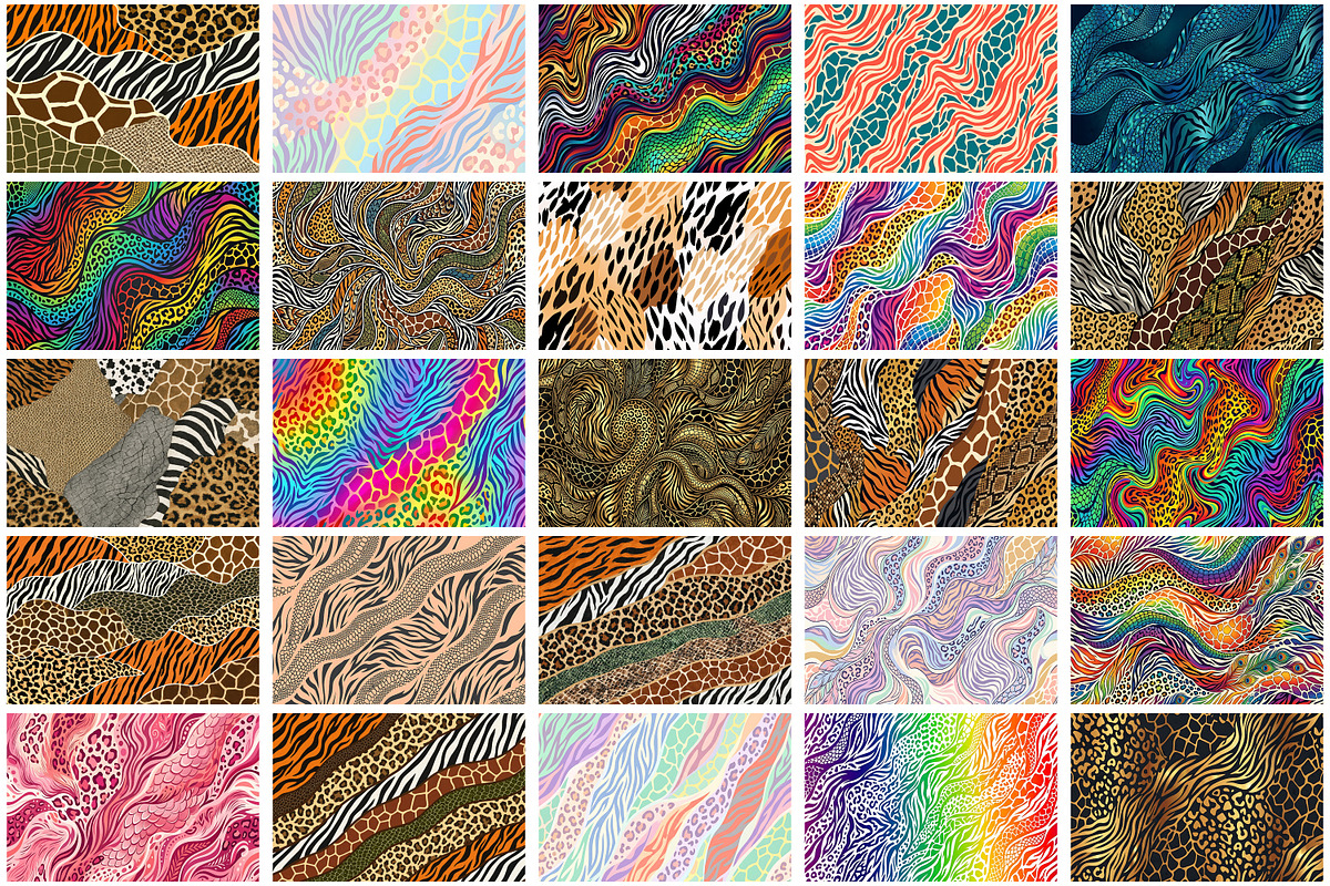 Wildlife Skin Digital Paper, a Background Graphic by Forhadx5 (Photo 5 of 12)