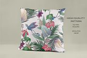 Tropical Garden Pattern Collection, a Wallpaper Graphic by sizileon (Thumbnail 2 of 5)