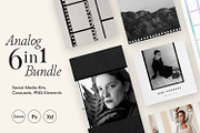 Analog BUNDLE Elements & Templates, a Social Media Template by Sparrow & Snow (Thumbnail 1 of 7)