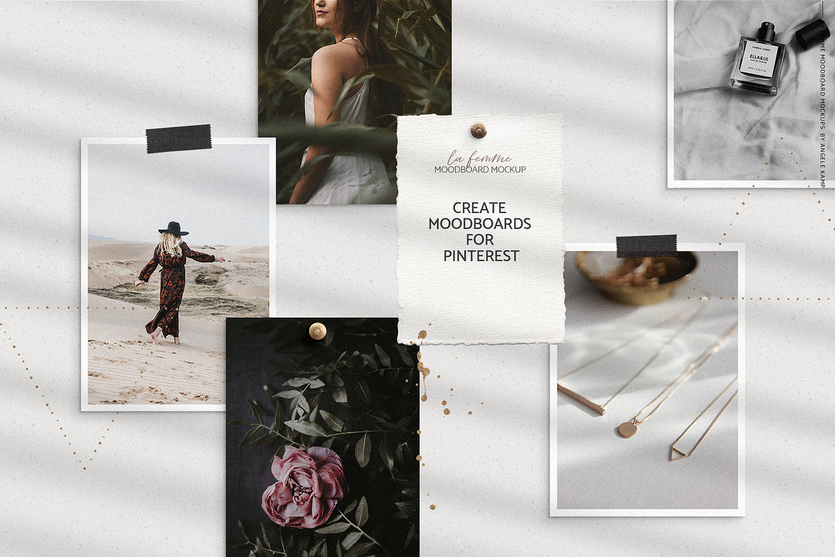 Moodboard mockup scene creator, a Product Mockup by Angele Kamp (Photo 4 of 8)
