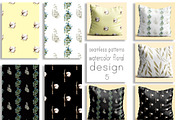 Watercolor cliparts +1 brush, an Object Graphic by Elena Terzi (Thumbnail 4 of 5)