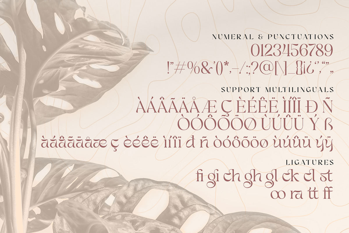 Bestagrach - Unique Ligatures Serif, a Serif Font by Mokatype Studio (Photo 9 of 10)