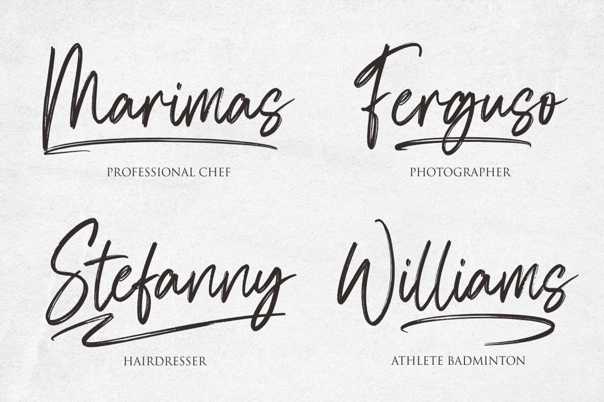 Black Rose, a Script Font by N (Photo 2 of 8)