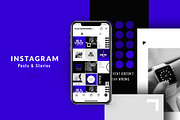 Instagram Post&Stories-for Marketing, a Social Media Template by CreativeFolks (Thumbnail 1 of 5)