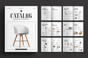 Product Catalog Template, a Brochure Template by E-Type