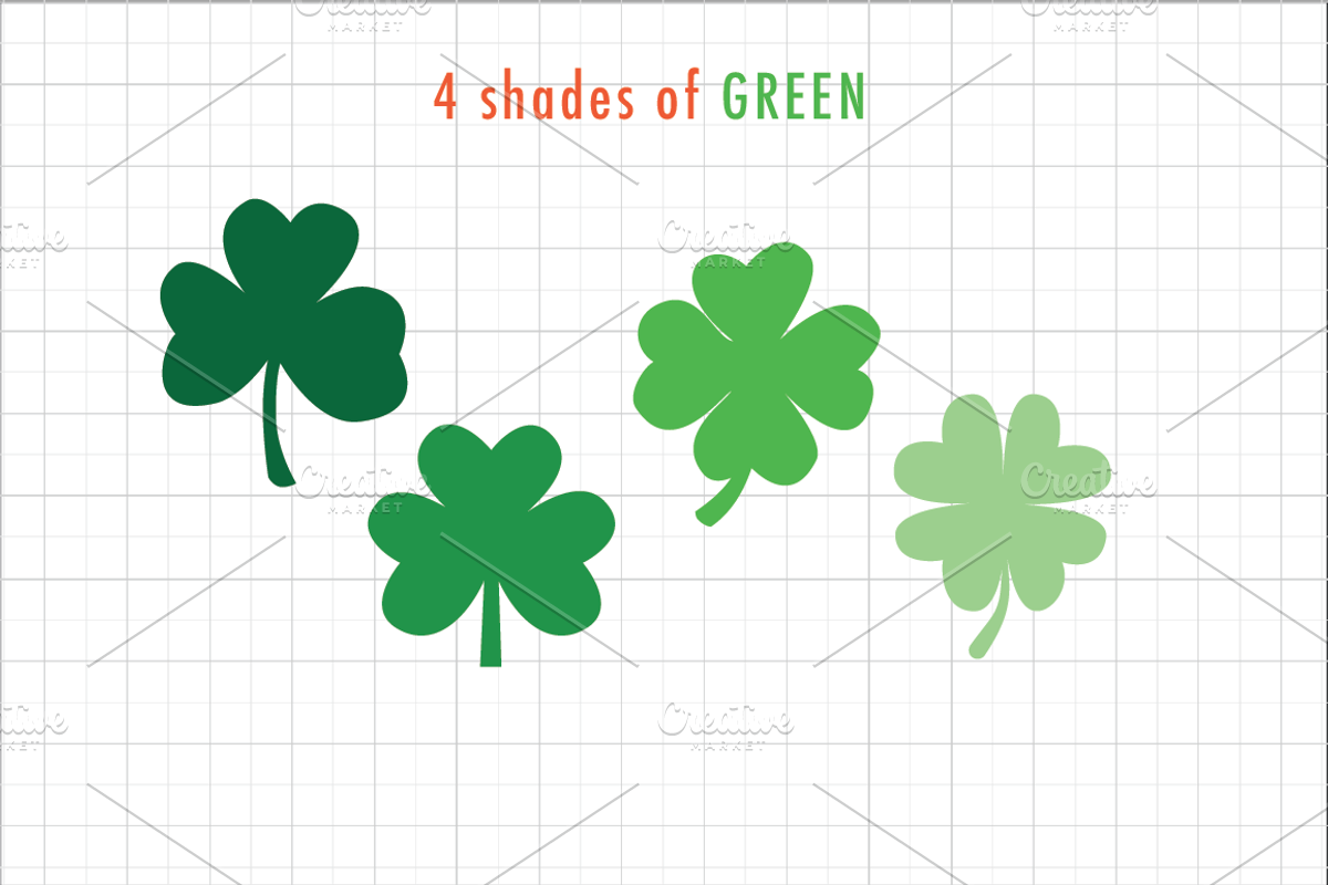 SVG Shamrock Clip Art, a Graphic by Digibonbons (Photo 3 of 3)