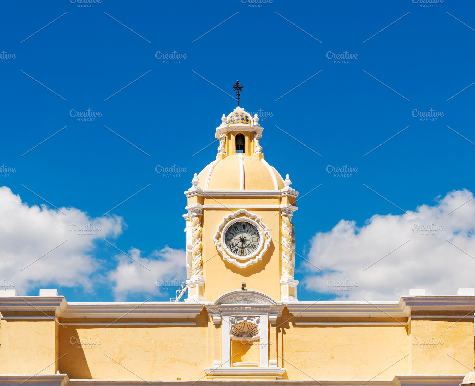 Antigua Guatemala Clock Tower, an Architecture Photo by THP Creative