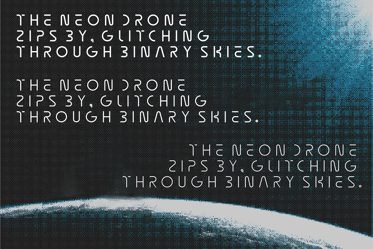 Futurio Futuristic Display Font, a Sans Serif Font by GRAPHLAB (Photo 2 of 6)