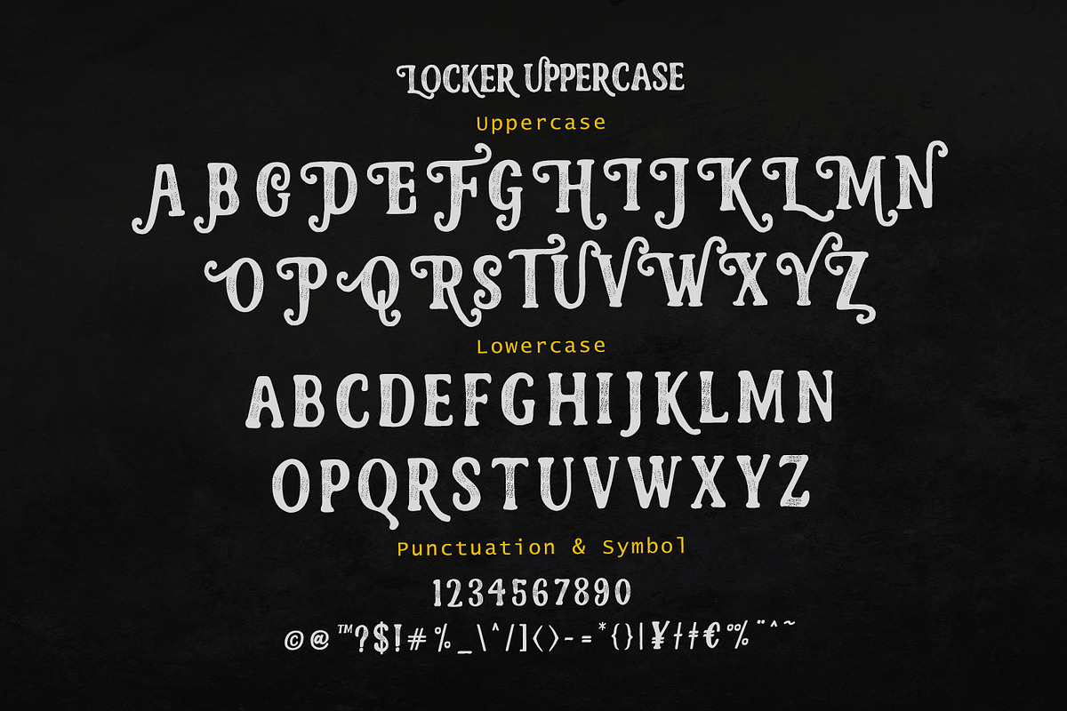 Lockers 50%off, a Sans Serif Font by Fontastic (Photo 11 of 11)