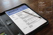 Teacher Resume Template, a Resume Template by Scribbled Napkin Design (Thumbnail 1 of 4)