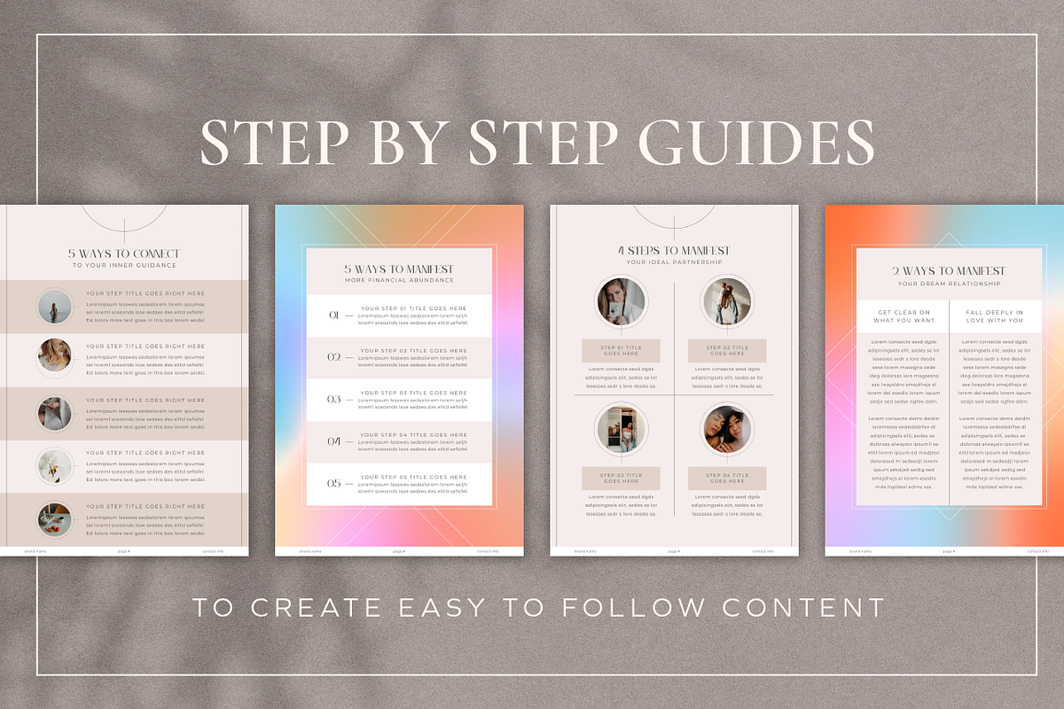 Mystical Workbook & eBook Template, a Design Template by Studio Soluna (Photo 11 of 15)