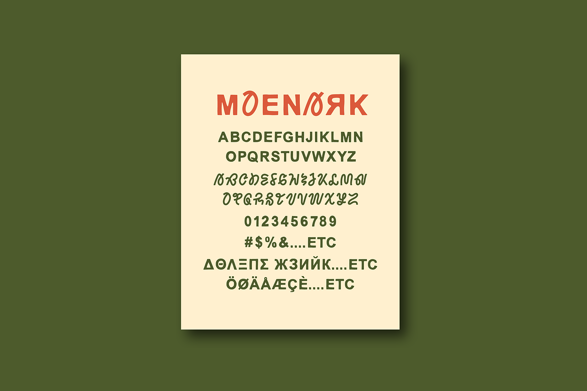SCC Moenark | 2-in-1 Hybrid Font, a Handwritten Font by Illousa (Photo 4 of 14)