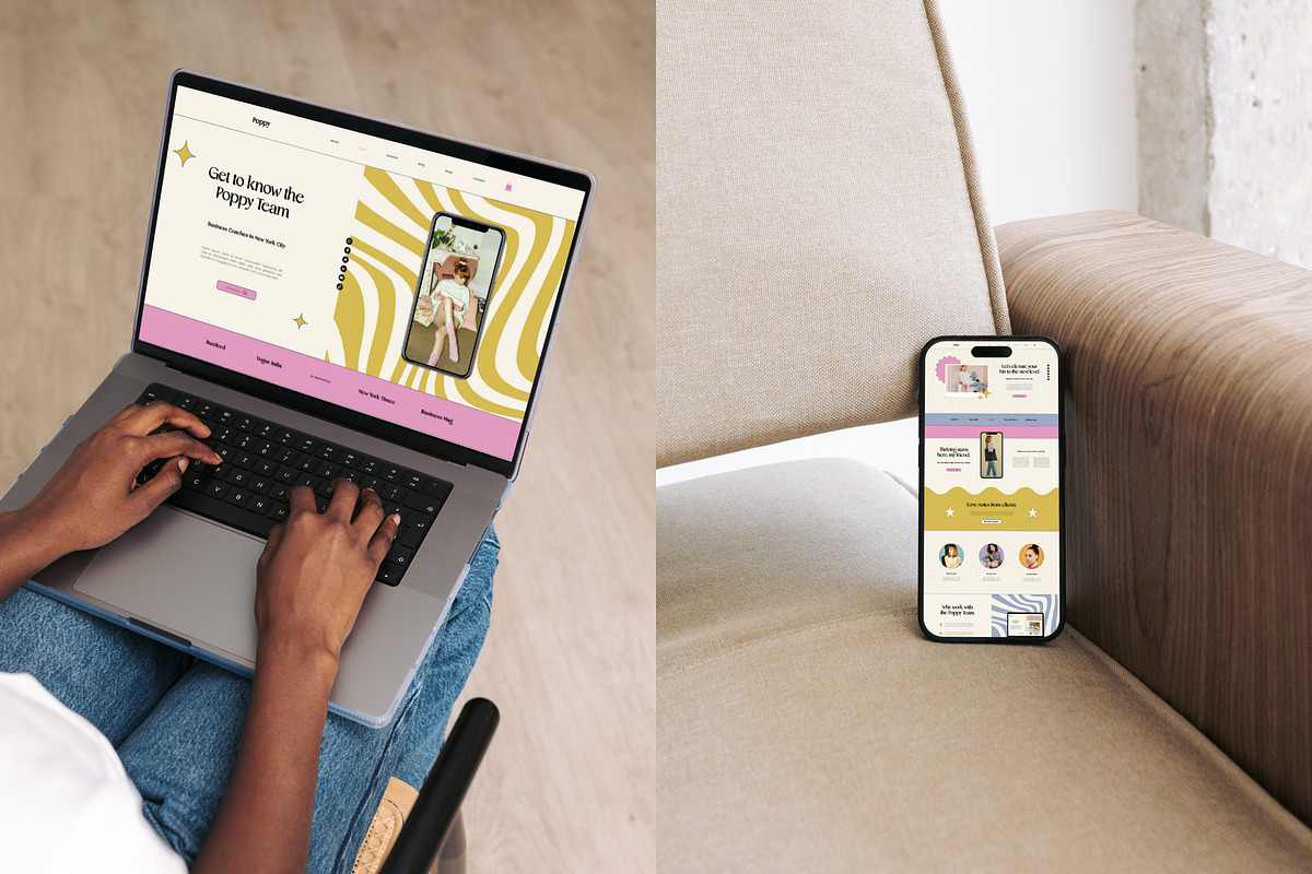 Wix Website Template Small Business, a Wix Template by Branding Babe Co. (Photo 10 of 10)