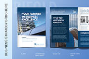 Business Strategy Bifold Brochure, a Brochure Template by MMPixelCraft (Thumbnail 1 of 4)