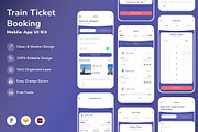 Train Ticket Booking App UI Kit, an UI Kit Template by Betush (Thumbnail 2 of 2)