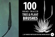 100 Tree and Plant Brushes, a Brush Add-On by envirographic (Thumbnail 1 of 5)