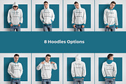 8 Men Hoodie Mockups, a Hoody Mockup by Grow Design Craft Studio (Thumbnail 7 of 7)