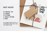 Modern Christmas. Cats & Lettering, an Object Graphic by MaNechaeva (Thumbnail 2 of 14)