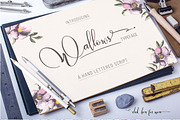 Wallows Typeface, a Script Font by banks (Thumbnail 5 of 5)
