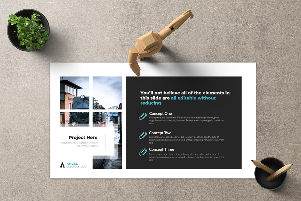 Angel Google Slide, a Presentation Template by Dedijuniadi (Photo 3 of 4)