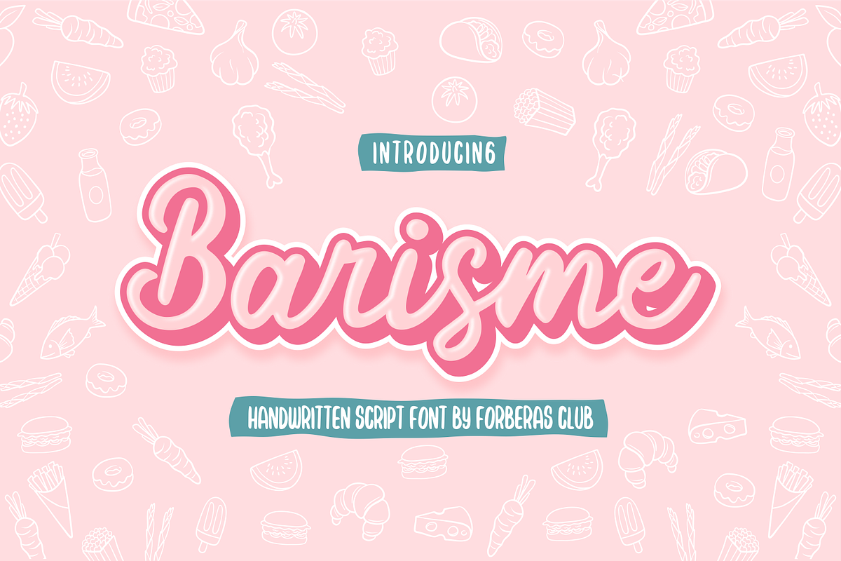 Barsime, a Script Font by Forberas Club (Photo 1 of 7)