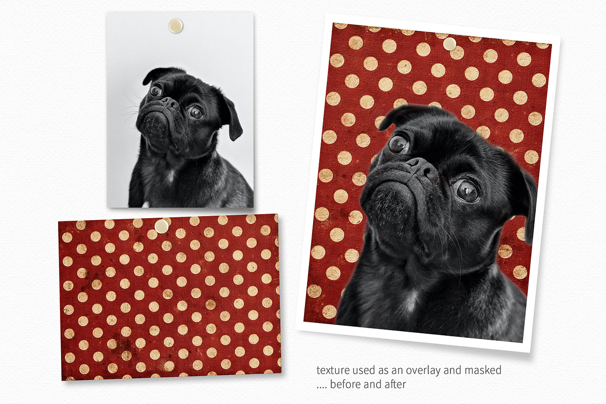 Grungy Christmas Polka Dots, a Decorative Illustration by rileyBgraphics (Photo 4 of 7)